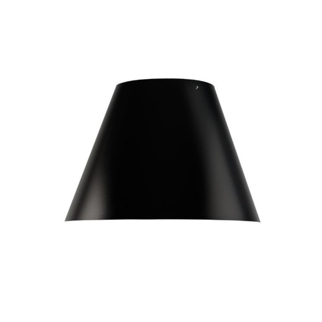 Pantalla Repuesto Velador Plastico Negro 8x12x18 Conica