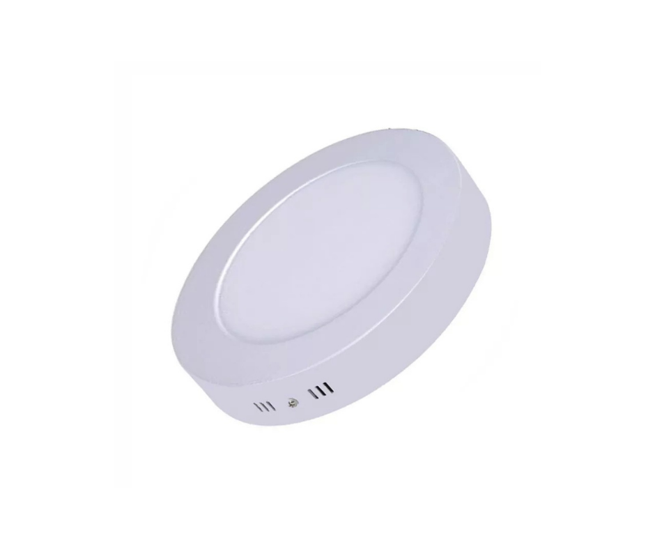 Plafon Led Integrado 12w Aplicar Redondo Luz Fria Novalucce