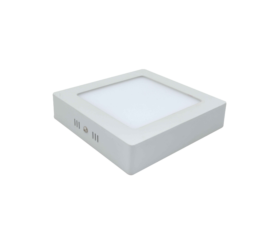 Plafon Led Integrado 24w Aplicar Cuadrado Luz Calida