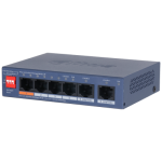 Imagen (DH-CS4006-4GT-60) Dahua Switch PoE de 4 Puertos