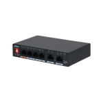 Imagen (DH-PFS3006-4GT-60/ -V2) Dahua Switch POE 4 Puertos   2 Uplink
