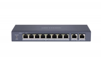 Imagen (DS-3E0310P-E/M) Hikvision Switch POE de 8 Puertos