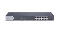 Imagen (DS-3E1518P-SI) Hikvision Switch POE de 16 puertos Gigabit admin