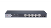 Imagen (DS-3E1526P-SI) Hikvision Switch POE de 24 puertos Gigabit