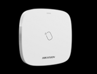 Imagen (DS-PTA-WL) Hikvision Lector de llaveros de proximidad inalámbrico, comunicación bilateral, encriptación AES-128, alcance en zona abierta hasta 800 m