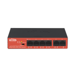 Imagen (WI-PS205H-V2) Wi-Tek Switch de 6P 100Mbps con 4P POE