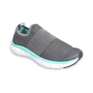 (0705) Zapatilla Star Flex Gris/Verde Agua