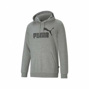 (847058-03) Buzo Puma Big Logo Capucha Gris