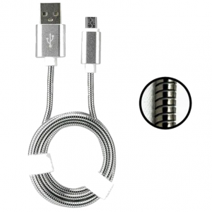 Cable USB a Micro USB Intco 09-083B Metalico