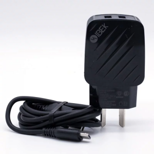 Cargador Ibek 4.8A IB-4801/3 Con Cable Micro USB