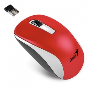 Mouse Genius NX-7010 USB Inalambrico - Rojo