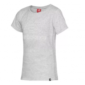 Remera New Balance MC AlgodÃ³n Gris Claro