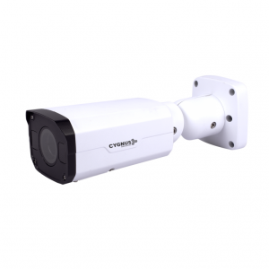 Imagen (cy-ipc-4k-fzs) cygnus cámara ip bullet 8mp (4k/uhd) ultra h.265 zoom motorizado 4x (2,8-12mm) ivs audio alarma in/out wdr ir 50m
