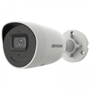 Imagen (ds-2cd3026g2-iu/sl(2.8mm)(o-std)) hikvision camara ip tipo bullet 2 mp acusense luz estroboscópica y advertencia sonora fija