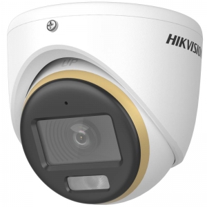 Imagen (ds-2ce70df3t-lmfs) hikvision cámara domo 1080p colorvu audio