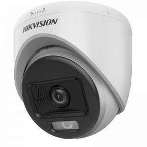 Imagen (ds-2ce70kf0t-lpfs) hikvision cámara domo 3k colorvu c/micrófono