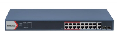 Imagen (ds-3e1318p-ei(b)) hikvision switch poe de 16 puertos