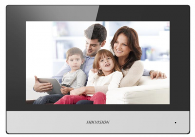 Imagen (ds-kc001 (o-std)) hikvision pantalla con control remoto de temperatura y verificacion de registros, en tiempo real