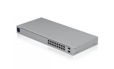 Imagen (usw-16-poe) ubiquiti switch de 16 puertos gigabit 8 poe